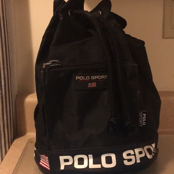 Polo Vintage Backpack Sport Black iZOPkXuT